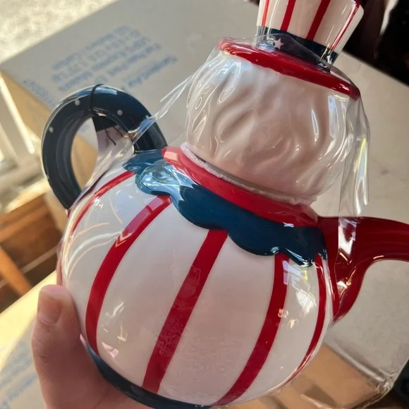 JOHANNA PARKER UNCLE SAM TEAPOT - Picture 6 of 6